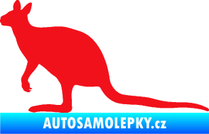 Samolepka Klokan 003 levá červená
