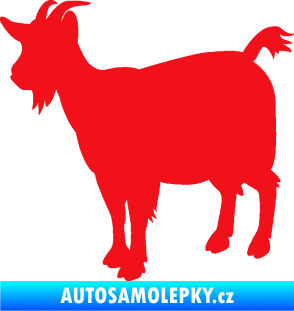 Samolepka Koza 001 levá červená