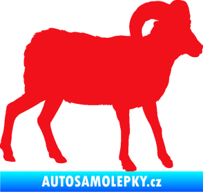 Samolepka Kozel 004 pravá červená