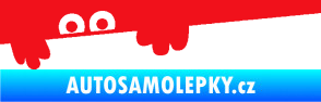 Samolepka Kuk 008 levá šmírák červená