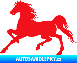 Samolepka Kůň 037 levá červená