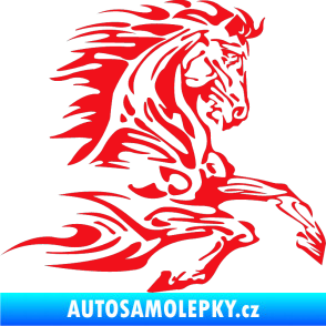 Samolepka Kůň 074 pravá červená