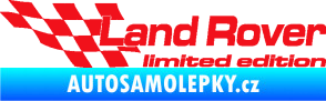 Samolepka Land Rover limited edition levá červená
