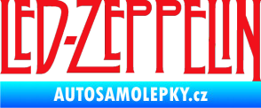 Samolepka Led Zeppelin červená