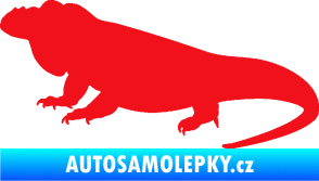 Samolepka Leguán 001 levá červená