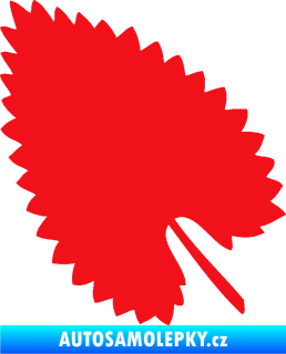 Samolepka List 001 levá červená