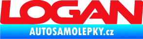 Samolepka Logan červená