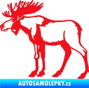 Samolepka Los 005 levá červená