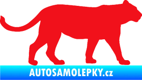 Samolepka Lvice 001 pravá červená
