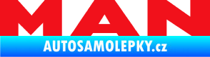 Samolepka MAN nápis červená