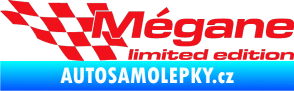Samolepka Mégane limited edition levá červená