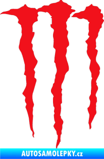 Samolepka Monster Energy 002 červená