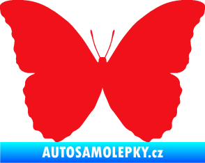 Samolepka Motýl 008 červená