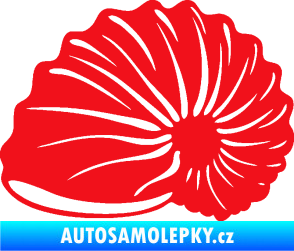 Samolepka Mušle 002 levá ulita červená