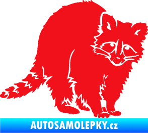 Samolepka Mýval 002 pravá červená