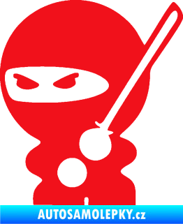 Samolepka Ninja baby 001 levá červená
