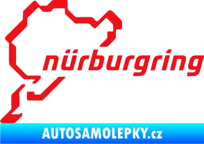 Samolepka Nurburgring červená