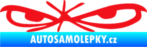 Samolepka Oči 002 levá červená