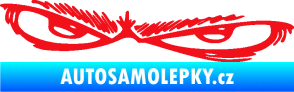 Samolepka Oči 005 levá červená