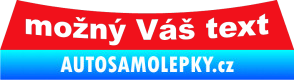 Samolepka Opel Astra G - zadní červená