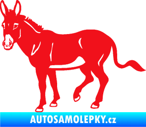 Samolepka Osel 003 levá červená