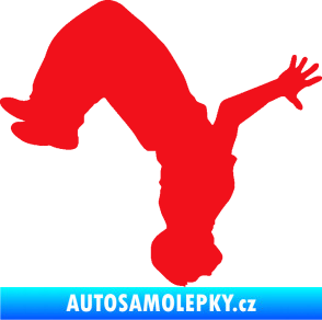 Samolepka Parkour 003 pravá červená