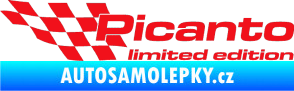 Samolepka Picanto limited edition levá červená