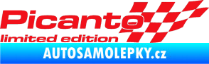 Samolepka Picanto limited edition pravá červená