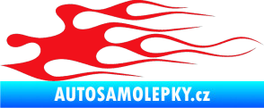 Samolepka Plameny 016 červená