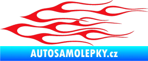 Samolepka Plameny 017 červená