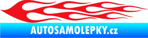 Samolepka Plameny 061 červená