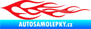 Samolepka Plameny 062 červená
