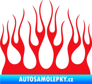 Samolepka Plameny 084 červená