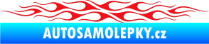 Samolepka Plameny 085 červená
