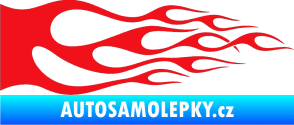 Samolepka Plameny 086 červená