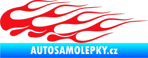 Samolepka Plameny 091 červená
