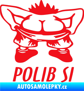 Samolepka Polib si červená