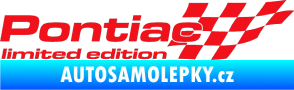 Samolepka Pontiac limited edition pravá červená