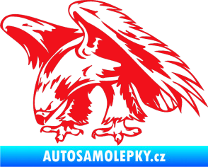 Samolepka Predators 001 levá orel červená