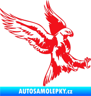 Samolepka Predators 003 pravá červená