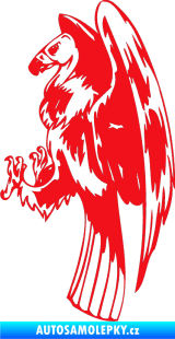 Samolepka Predators 050 levá červená
