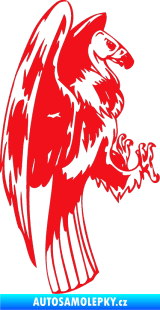 Samolepka Predators 050 pravá červená