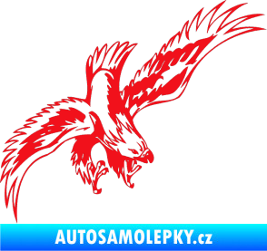 Samolepka Predators 098 pravá červená