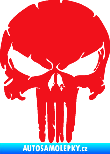 Samolepka Punisher 004 červená