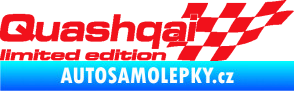 Samolepka Quashqai limited edition pravá červená