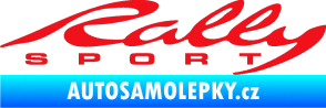 Samolepka Rally sport 002 červená