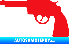 Samolepka Revolver 002 levá červená