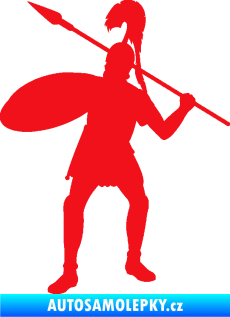 Samolepka Římský voják levá červená