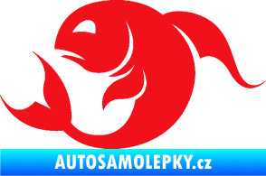 Samolepka Ryby 002 levá červená