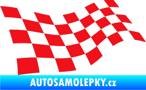 Samolepka Šachovnice 013 červená